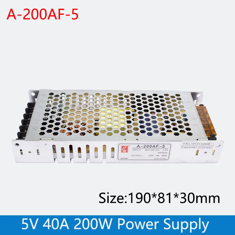 A-200AF-5 Chuanglian 5V40A 200W