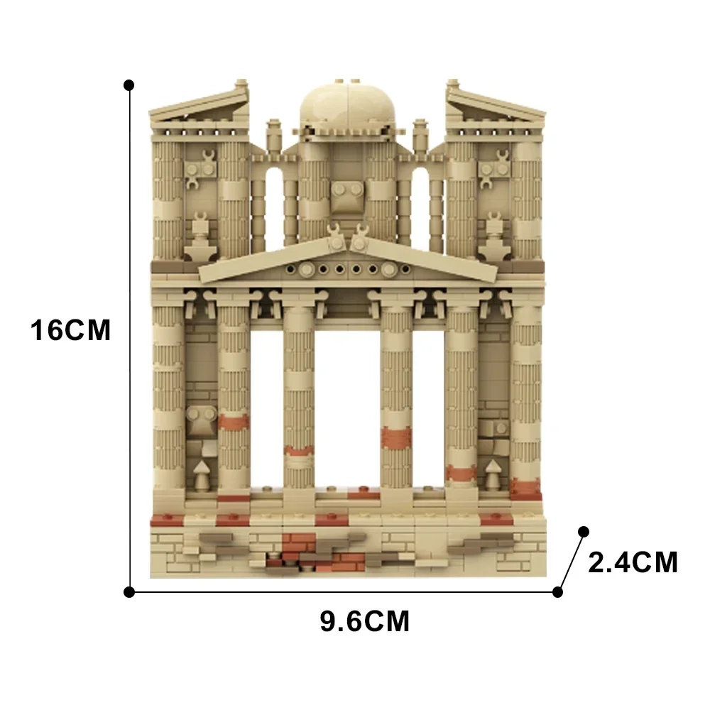 EKbricks MOC Petra Jordan and the Last Crusade in Frame Indiana Jones Movie Model Building Block Educational Toys For Kid Gift