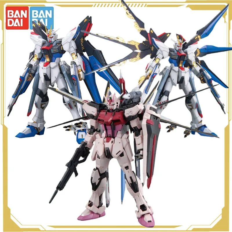 

Bandai оригинальная аниме-фигурка GUNDAM MG в сборе, модель VER RM Strike Freedom, экшн-фигурка, игрушки для мальчиков и девочек, детский подарок