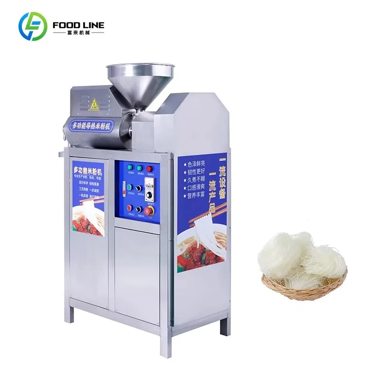 Rice Noodle Maker Machine for Homemade Commercial Rice Noodles Asian Style Noodle Dough with Easy Clean Design