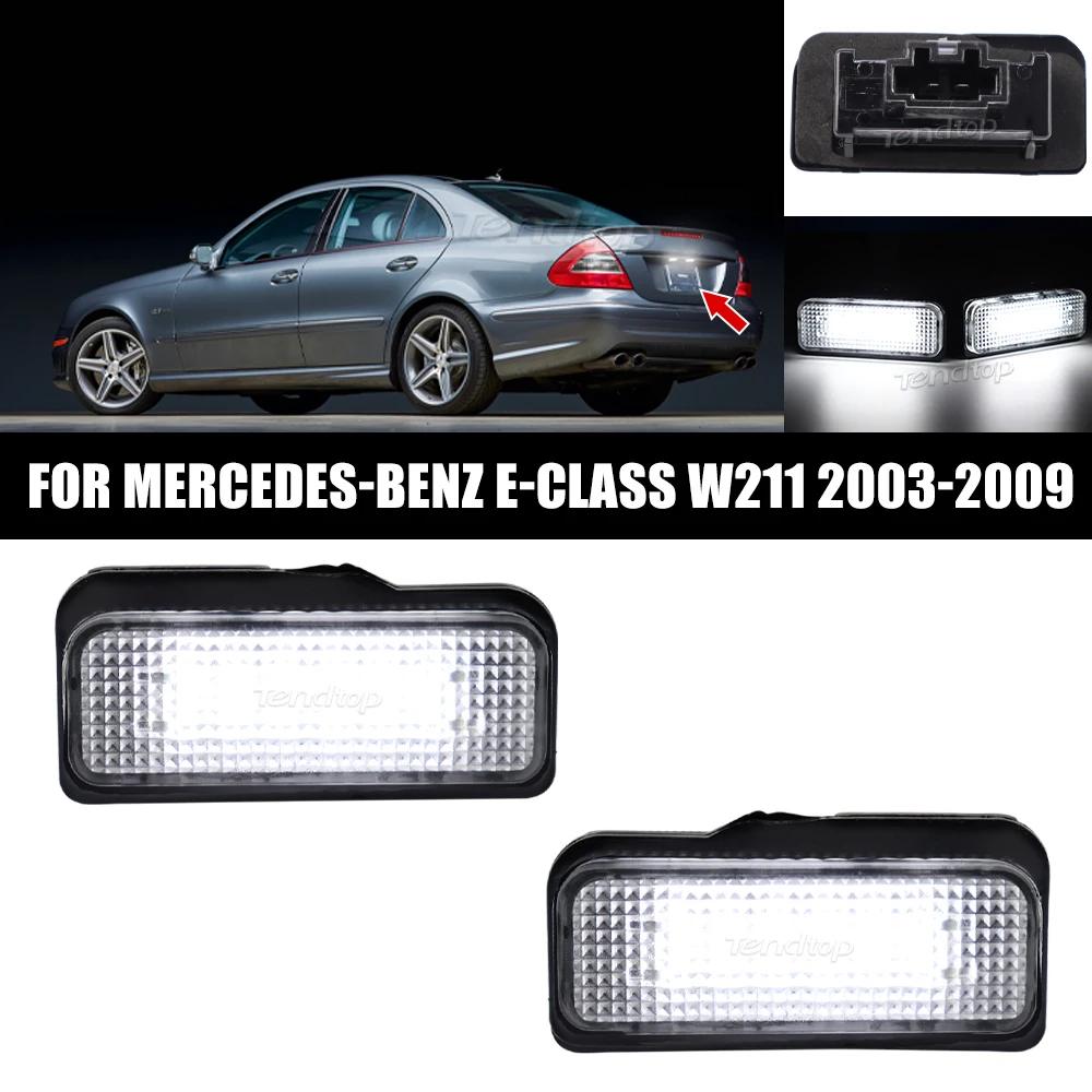 2pcs No Error White Red LED License Number Plate Lights Lamp For Nissan Titan Frontier Armada Titan Xterra Suzuki Equator