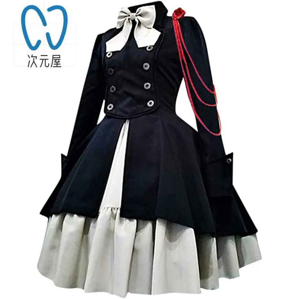 

2023 New Mid-century Gothic Bow Ruffle Dress Women Vintage Steampunk Women's Dresses Red Black Classics Role-play Stage costumes