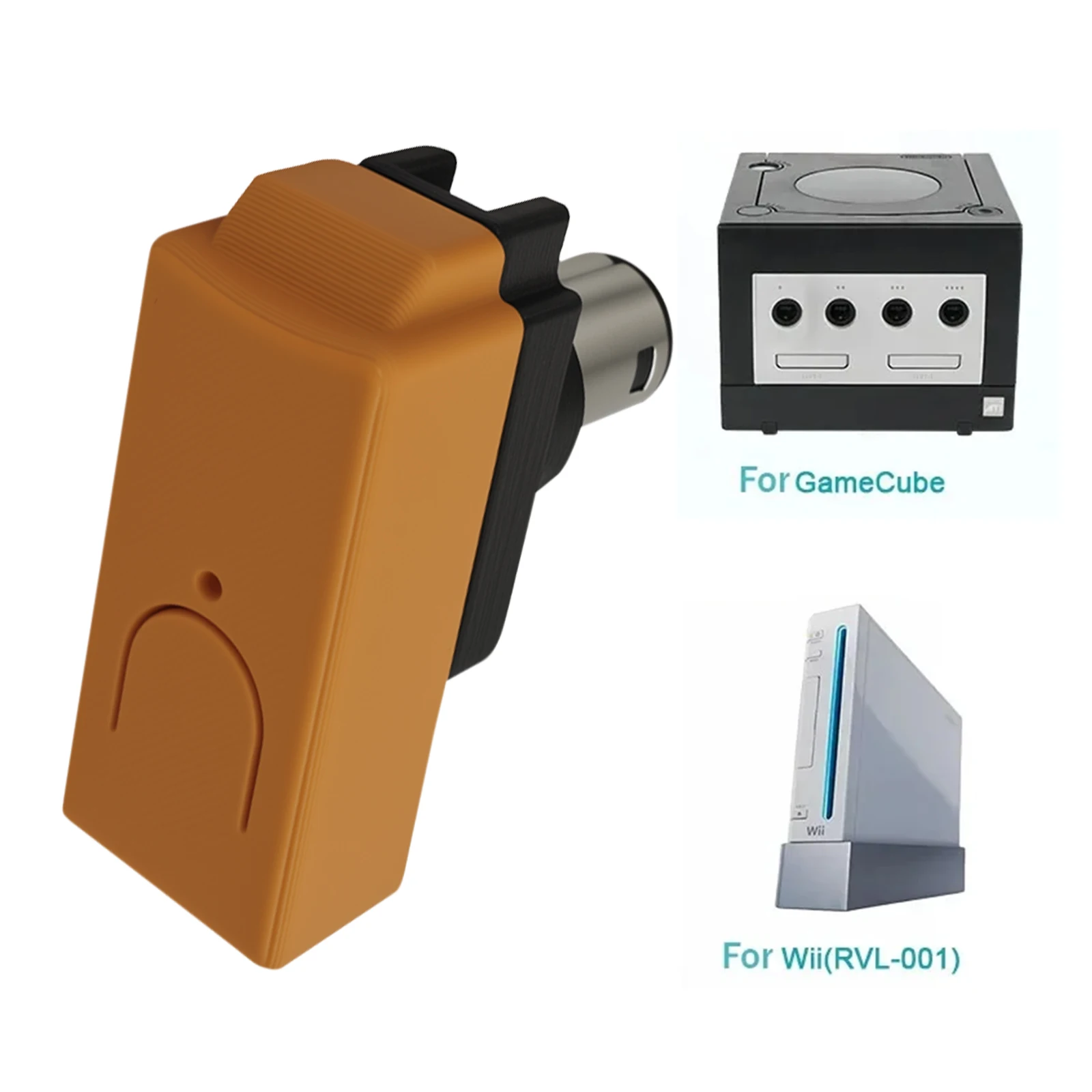 

Беспроводной приемник WavePhoenix, беспроводной контроллер GameCube, классический геймпад, адаптер-приемник, совместимый с GameCube и Wii
