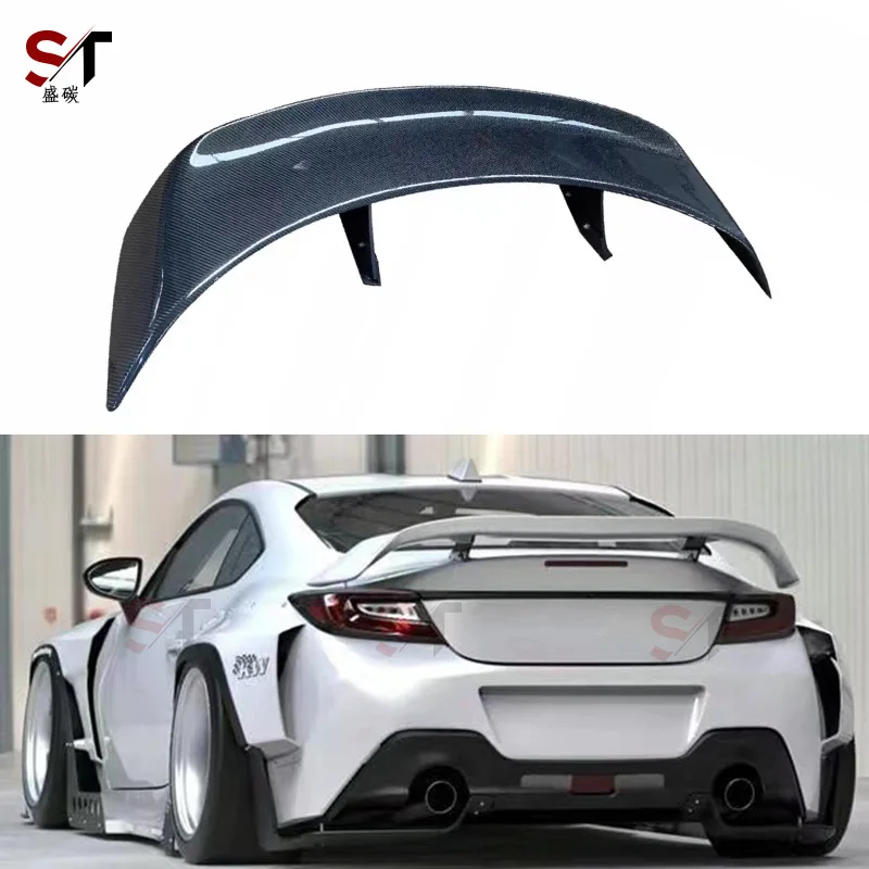 

Suitable for Toyota GR86 Subaru BRZ Rocket Rabbit Tail Carbon Fiber Spoiler Fixed Wind Wing Retrofit Parts
