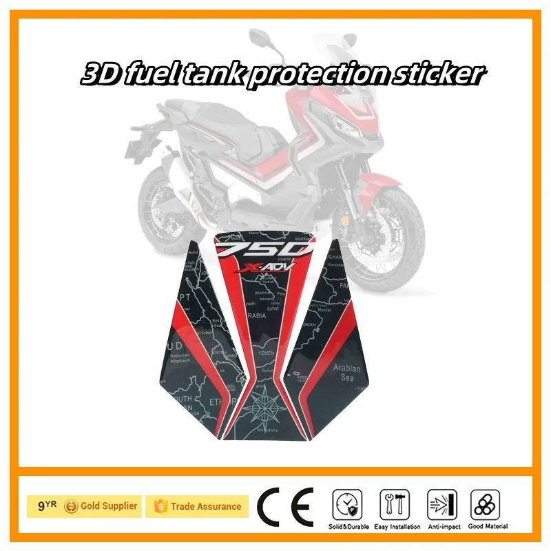 for Honda x-adv 750 xadv750 xadv 750 html2020 Motorcycle 3D tank pad protector decal sticker case tankp sticker