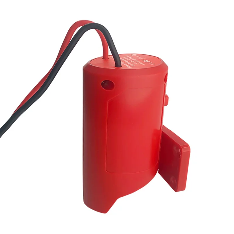 

ABVT-External Power Supply DIY Connector Bracket Holder Converter Adapter For For M12 12V Lithium Battery 30A Fuse
