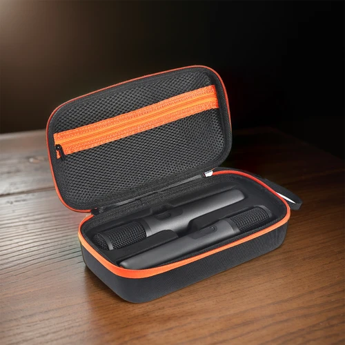 Imagen 2 del producto Funda para micrófono inalámbrico con batería recargable, bolsa de viaje para micrófono antiarañazos, Estuche De Viaje duro con 2 ranuras para micrófono inalámbrico JBL PartyBox