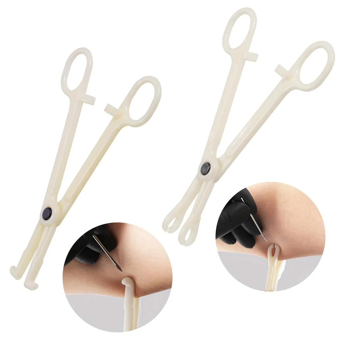 All Body Piercing Jewelry and Tool Septum Forceps Clamp and 316L Stainless Steel Piercing Needles For Woman Man