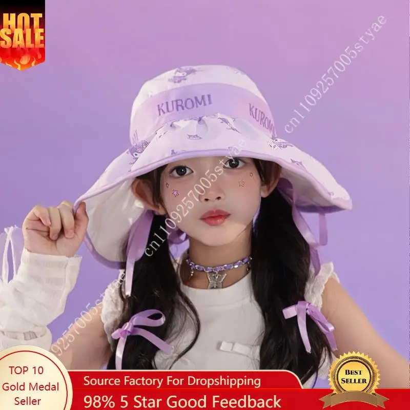 

Officially Licensed Sanrio Children's Hat, Half-up Sun Hat, Sun Protection Hat Summer Hat with Wide Brim To Cover The Face.