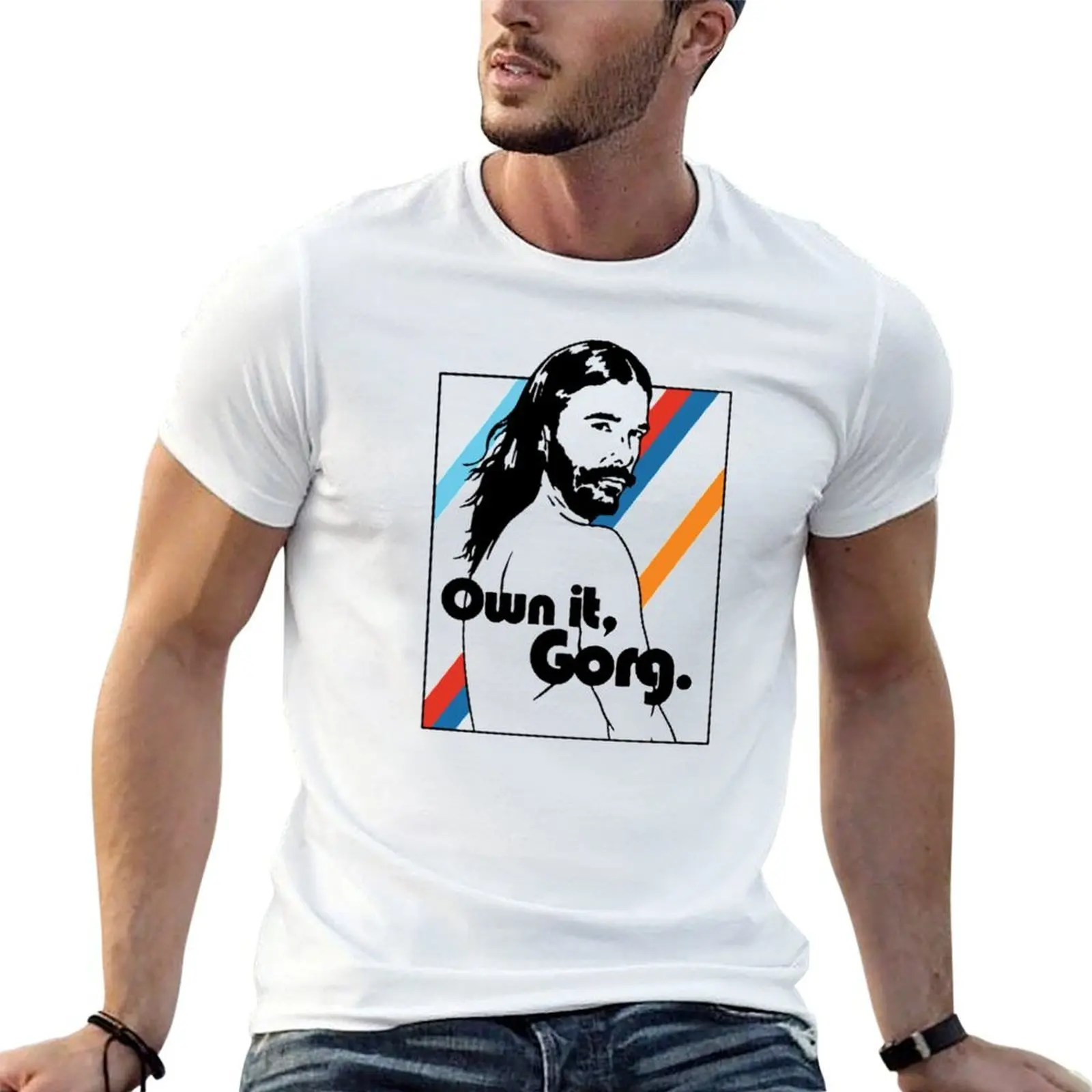 

Jonathan Van Ness T-Shirt essential t shirt man t shirt cotton high quality T-Shirt