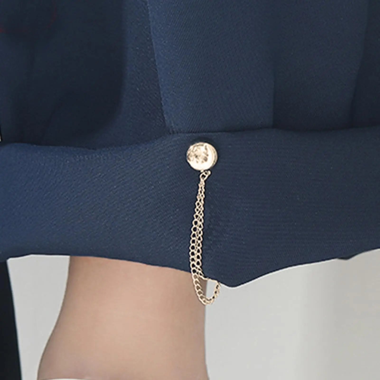 Multi-Function Magnetic Clothing Clip with Chain Metal Buttons Clip Clothes Scarf Trouser Legs Cuff Fixing Magnet Buckles
