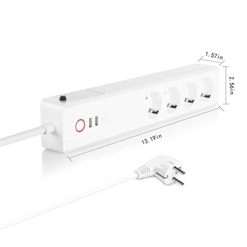 Melery Zigbee Tuya Smart Power Strip surge protector EU/US/JP AC Outlets 2 Extension USB per Alexa Google Home casa casa inteligente