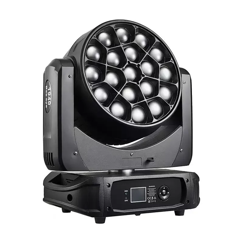 19x40W RGBW Zoom Wash Bee Eye LED Moving Head Led Stage Lights B-eye K15 Wash with Zoom 4.5-45 Degree for Wedding Event Party