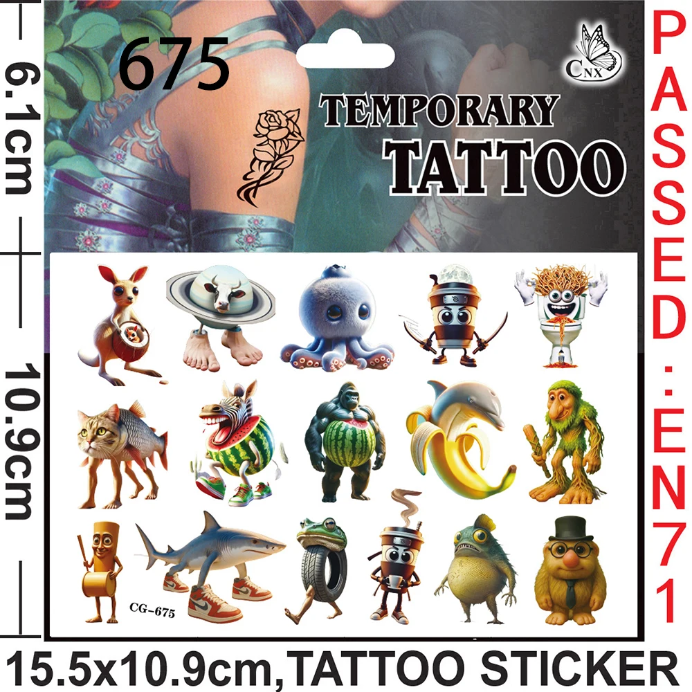 ملصقات وشم Brainrot الإيطالية هدايا الحفلات الهدايا التذكارية لأعياد ميلاد الأطفال لعبة تزيين حقيبة جودي حشو عيد الميلاد