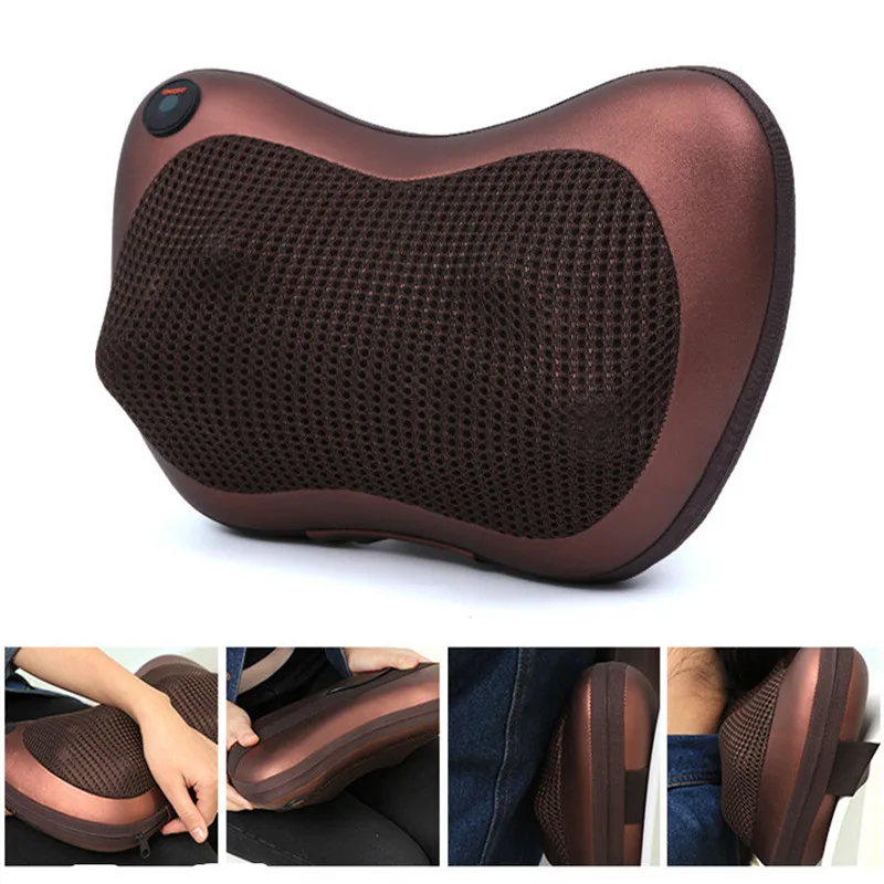 Body Massage Pillow Neck Massager Electric Massager Cervical Massage Pillow Back and Neck Massager Sleeping Massage Pillow Car