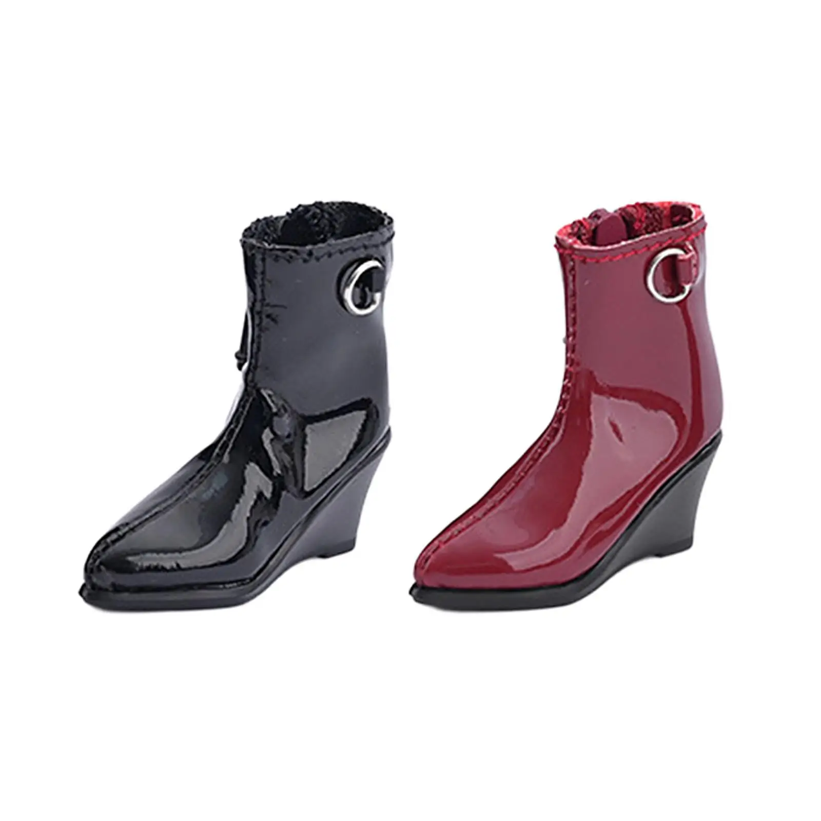 Sepatu Action Figure Skala 1/6, Aksesori Kostum Boneka Berdandan untuk Wanita 12 Inci