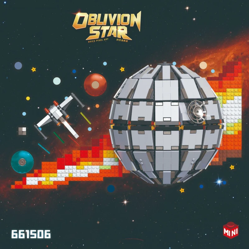 

Idea Painting Block Pixel Picture Frame Easel Construction Kits Building Brick Space Wars Educational Toys For Kids Gifts