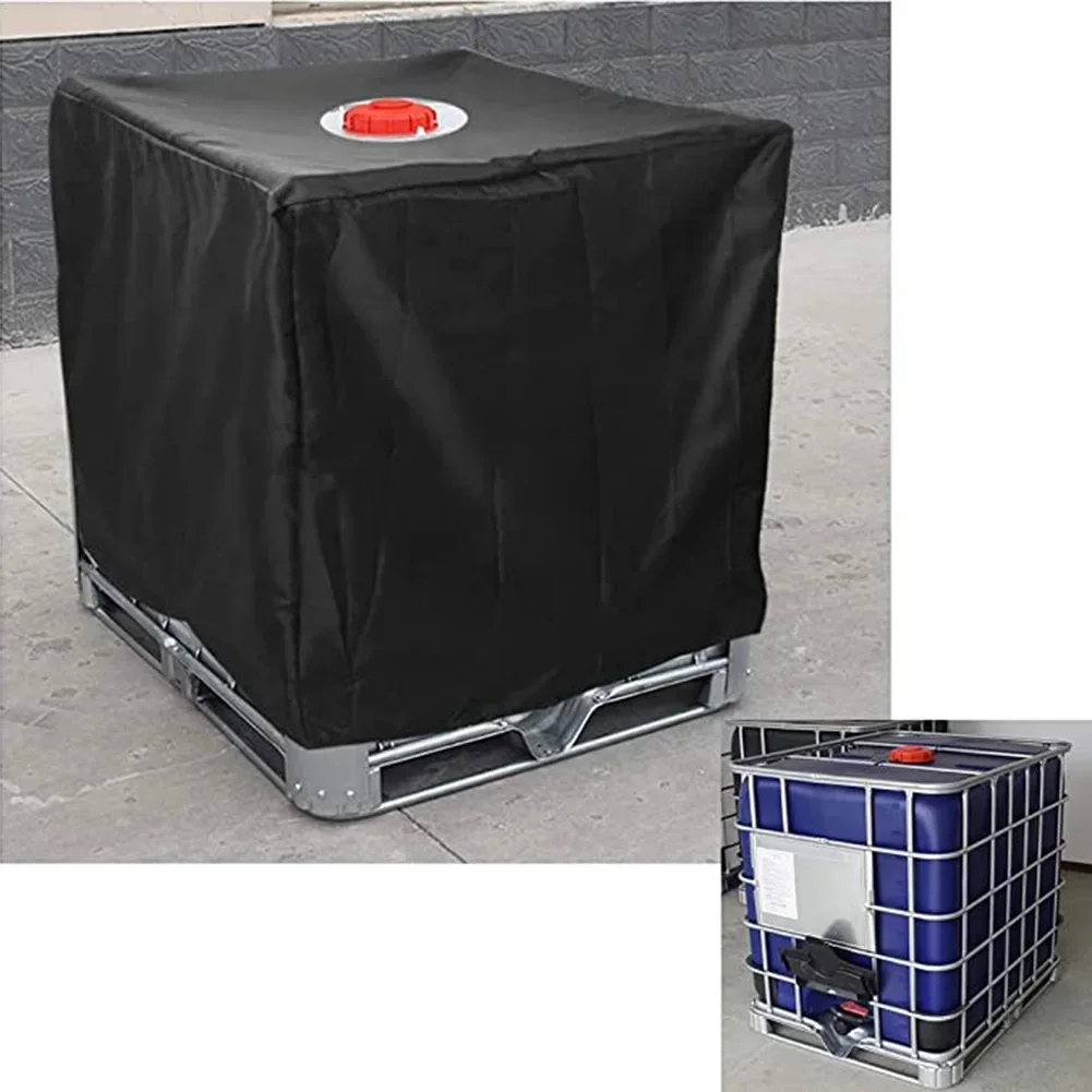 Waterproof Oxford 1000L IBC Container Aluminum Foil Cover Outdoor Water Tank Cover Dustproof UV Protection Cover With Zipper