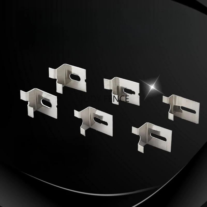 

50pcs Stainless Steel Tile Pendant, Double Curved Ceramic Tile Dry Pendant,Metal Fixed Hook, Household Hardware Accessories