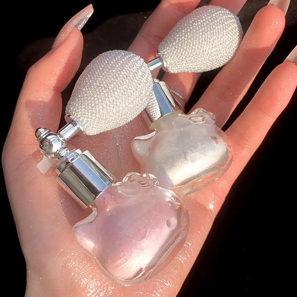Glänzendes Glitzer-Körperpuder Highlighter Diamant Hochglanz-Glitzer Körperbronzer Highlighter-Puder Gesichtskontur Funkelndes Make-up – Detail 17