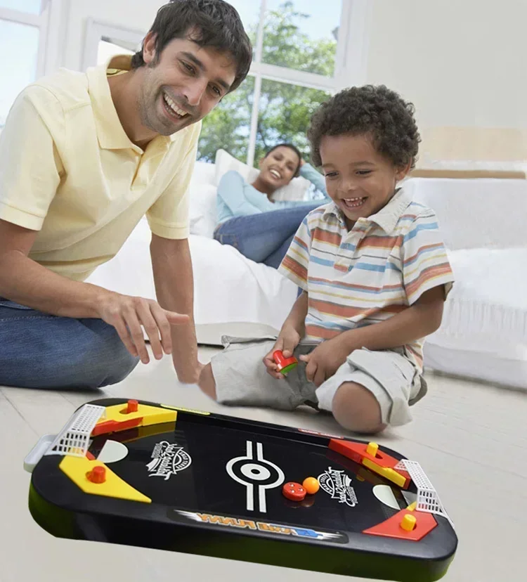 

[Funny] Desktop Battle 2 in 1 ice hockey game mini hockey table Soccer Board Game family parent-child interactive Toy kids gift