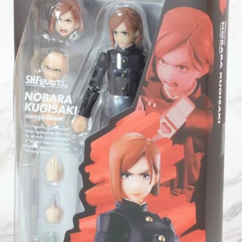 

Jujutsu Kaisen Kugisaki Nobara Dingjie Spellcaster Movable Peripheral Ornaments14CM Trendy Play Bandai Banpresto Model Kids Toys