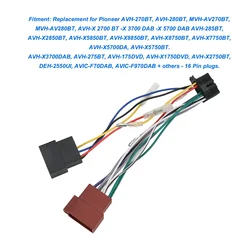 Auto ISO draadloze radio-harnasadapter Lossless vervanging voor Pioneer AVH-270BT AVH-280BT