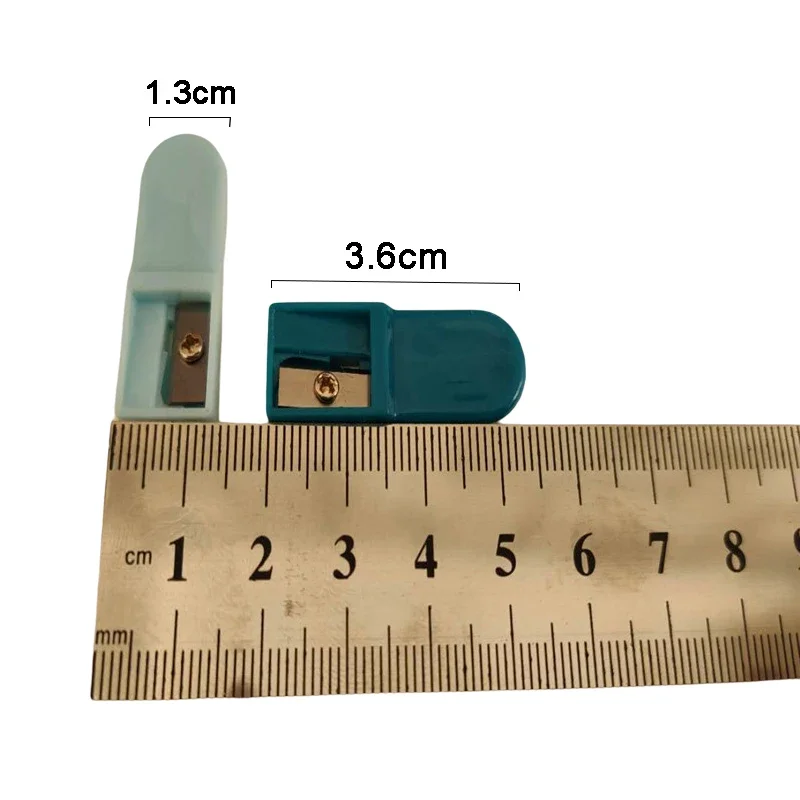 10 unids/set portátil 2,0mm sacapuntas mecánico Mini máquina cortadora de lápices estándar multicolor suministros de papelería escolar