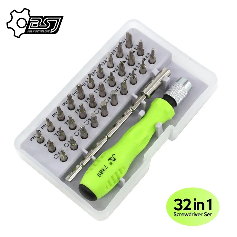 Multifunctional Screwdriver Set 32 in 1 Combination Multi Bits Precision Mini Magnetic Kit Mobile Phone IPad Camera Home Repair