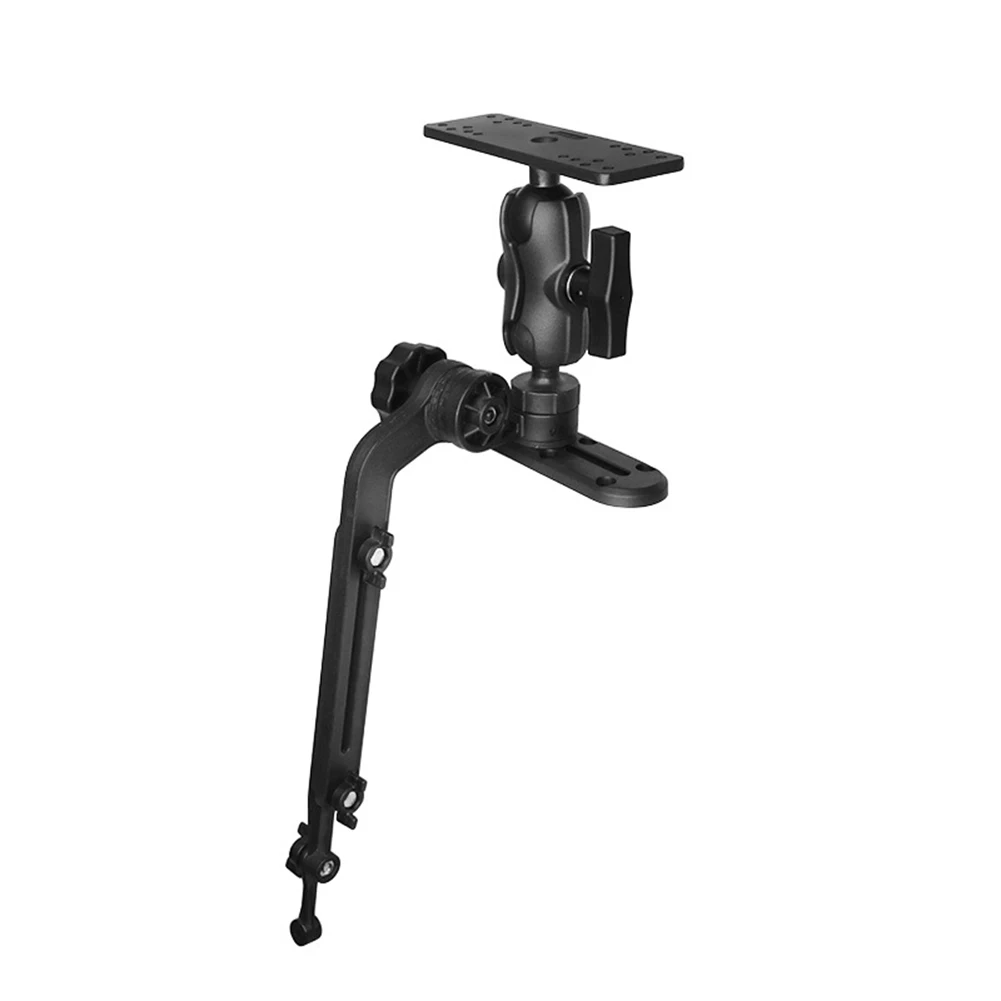 Stable Fishfinder Mount for Kayak Featuring Ball Sleeve Rotation Azimuth Control and Rugged Outdoor-Ready Construction