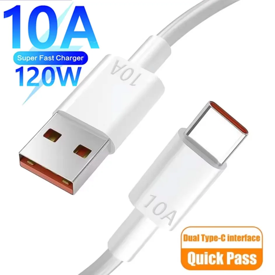 Type C Fast Charging Cable type-C Data Sync Charger Cord for Samsung Xiaomi Huawei Android Phone 1m 2m Durable Charging Wire