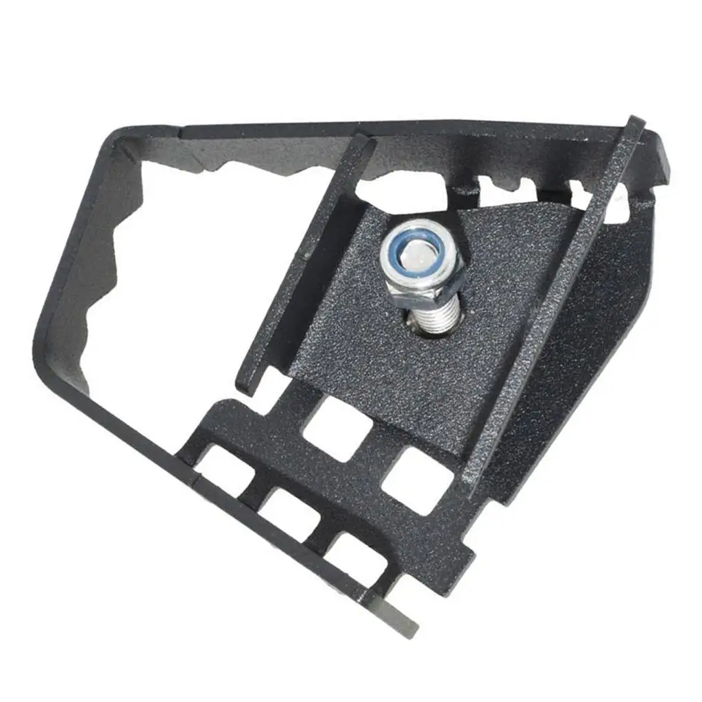 Rear Brake Peg Pad Extender Black Durable Pedal for Motorcycle Accessory Installation