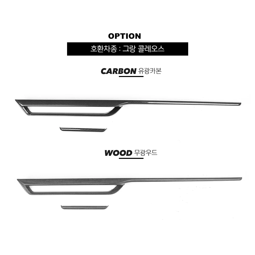 

For Renault Grand Koleos 2024-2026 LHD Dashboard Air Vent Decor Strip Cover Trim Interior Car Accessories