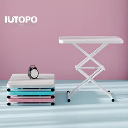 Mesa de laptop portátil com elevação removível Mesa de cabeceira para quarto de casa Mesa dobrável Bancada ajustável Cama de estudo dormitório