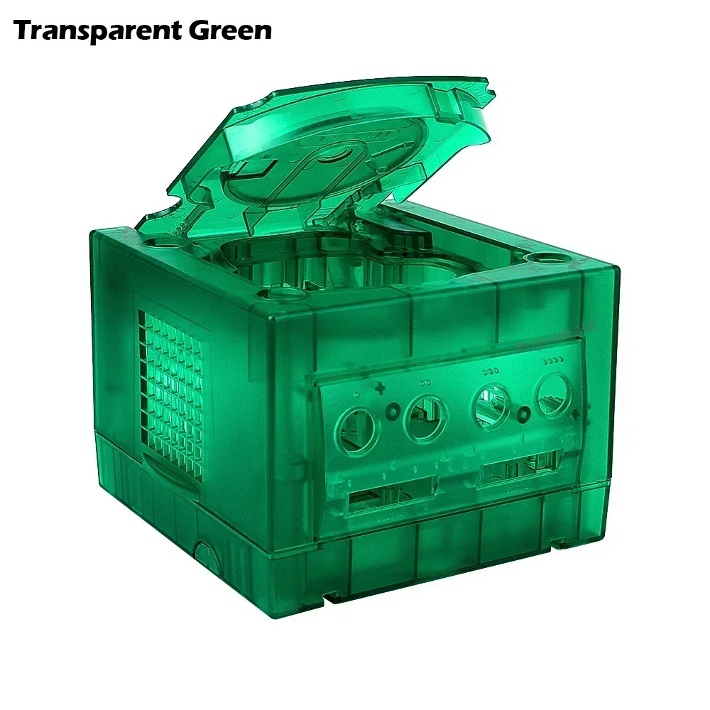 8 FARBEN Eisblaues transparentes Gehäuse Ersatzgehäuse für Gamecube NGC DOL-001 und DOL-101 Spielkonsole Gaming-Zubehör