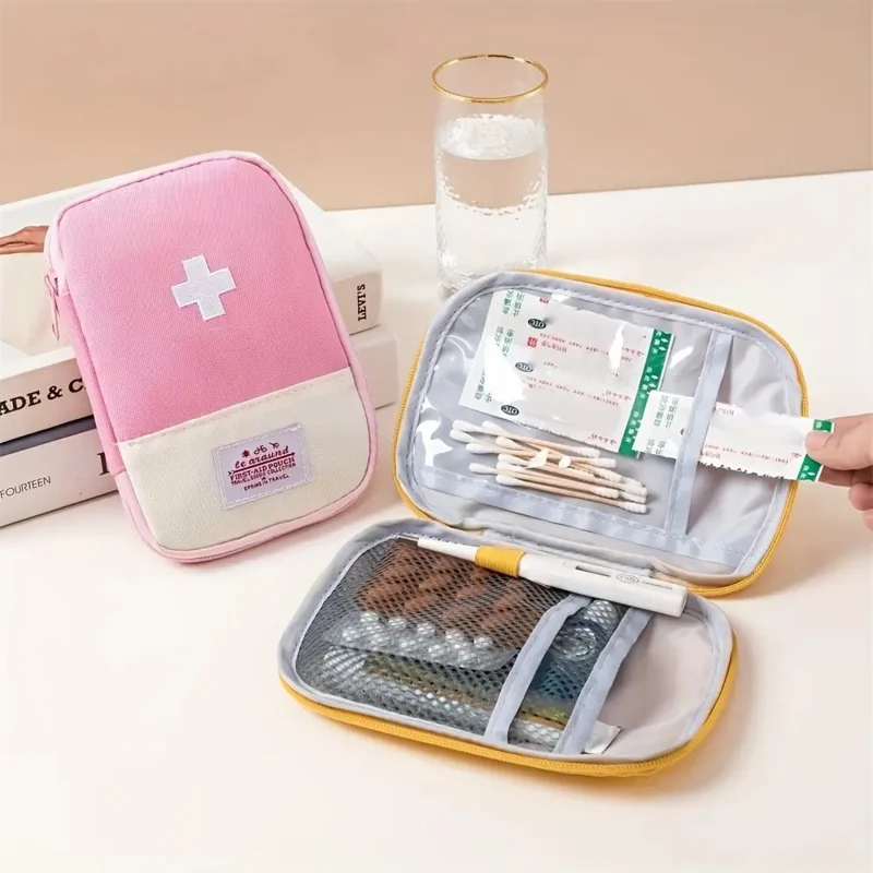 Business Trip Travel Home Portable Medical Bag Portable Small Medicine Bag Storage Medical First Aid Medicine Bag