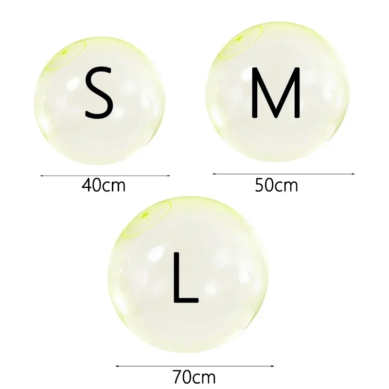 Wassergefüllter Bubble Ball: Aufblasbares Gummi-Outdoor-Spielzeug für Kinder, perfekt für Babypartys, Spaßpartys & Spiele – Detail 1