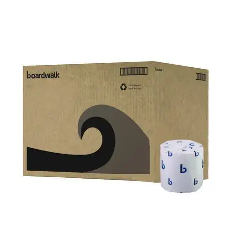 

Bathroom Tissue, Standard, 2-Ply, White, 4 X 3 Sheet, 500 Sheets/Roll, 96/Carton