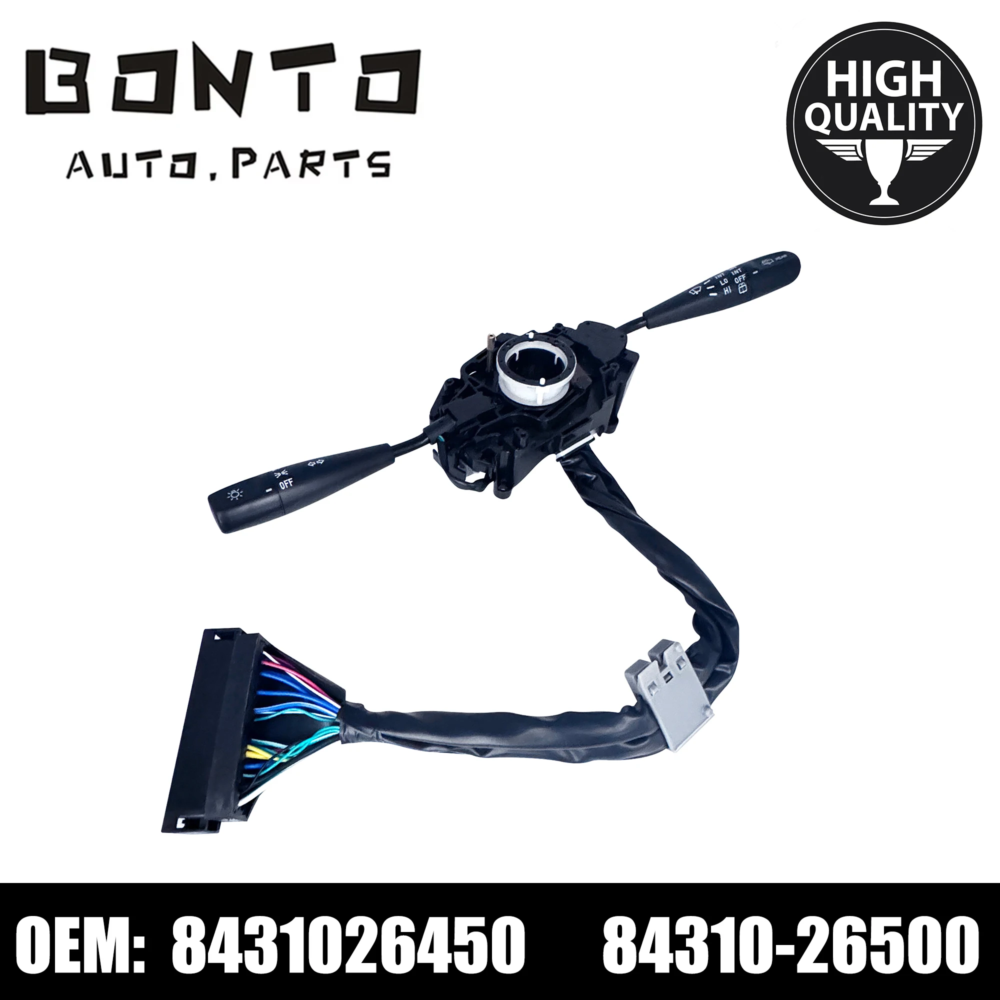 BONTO Car Headlight Indicator Switch Combination Turn Signal Switch For Toyota HIACE Replace 84310-26450 8431026450 84310-26500