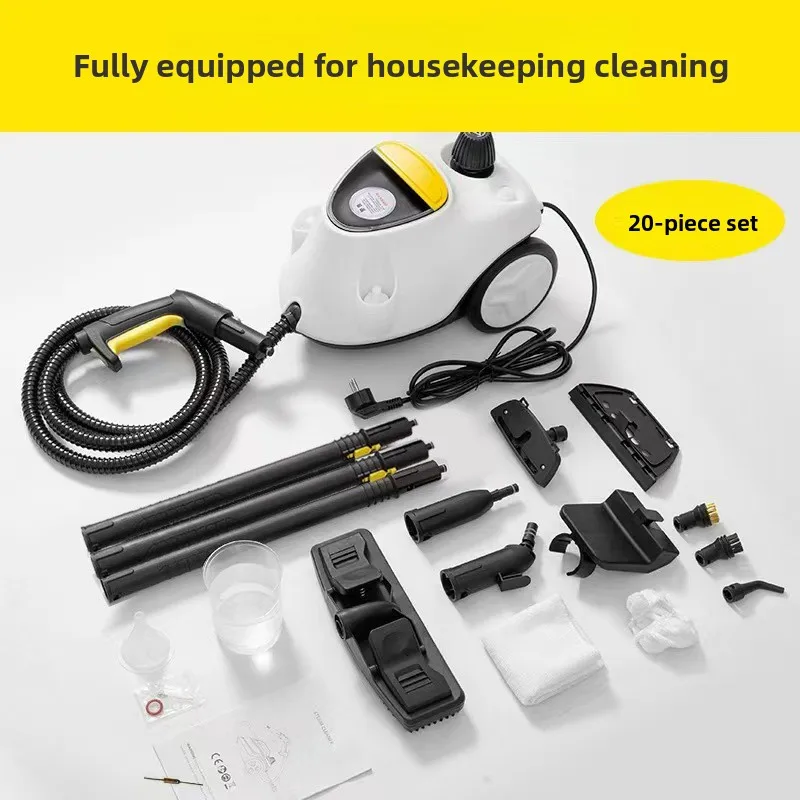 "Professional Steam Cleaner 2100W  – Heavy Duty Sanitizer for Car Detailing, Upholstery, Grout Cleaning & Pet Odor Removal