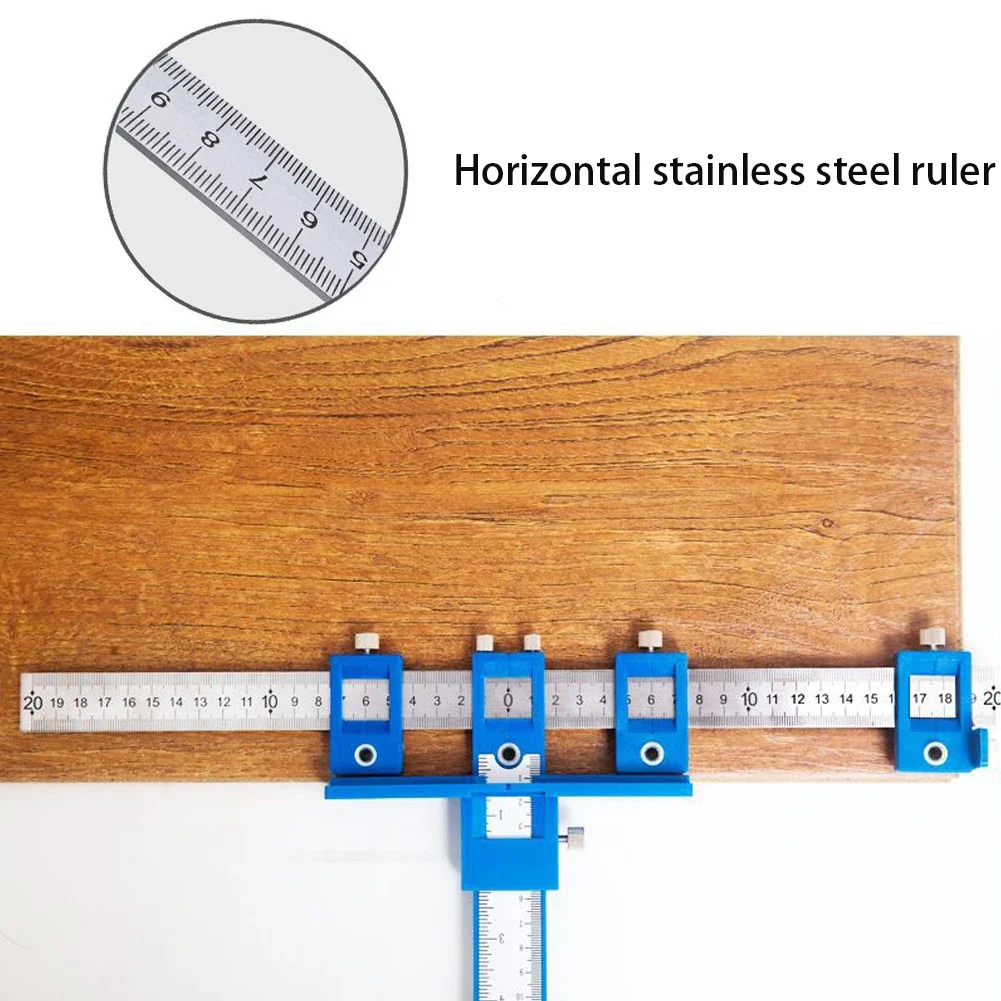 Localizador de furadeira prático para marcenaria, Perfuração Dowelling Hole Saw, Marcenaria de móveis, Ferramentas manuais para marcenaria