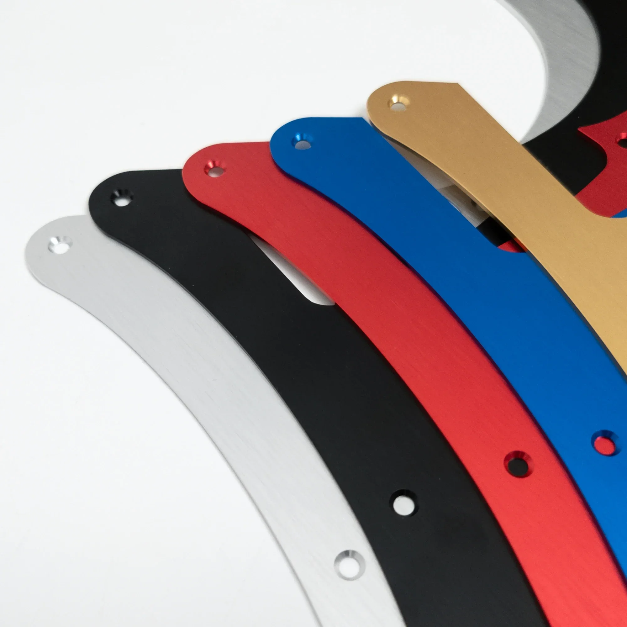 13 Hole Bass Pickguard Brushed Aluminum Anodized Pro Bass Guitar Scratch Plate for PB Bass Guitars Replacement Parts