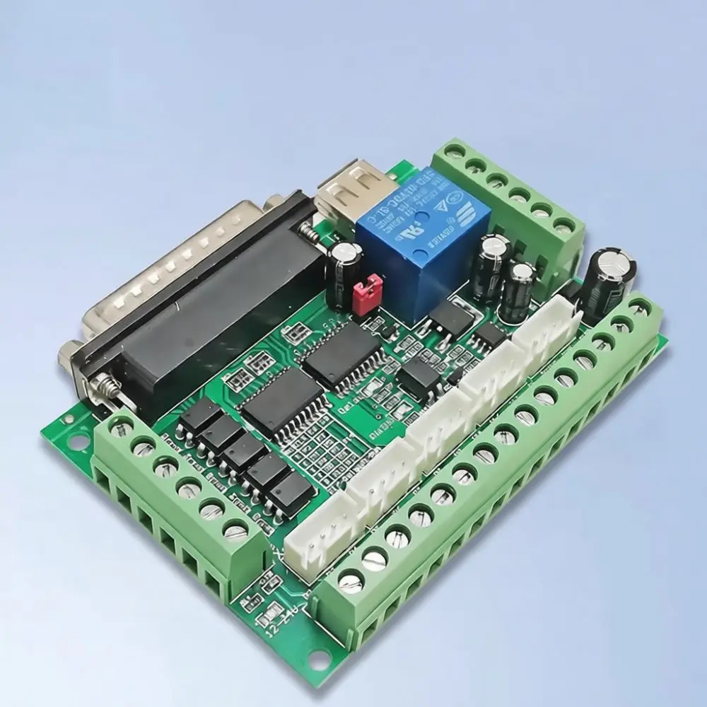 High Stability CNC Mach3 5 Axis Breakout Board Stepper Motor Driver Signal Isolation Module For Engraving Tool