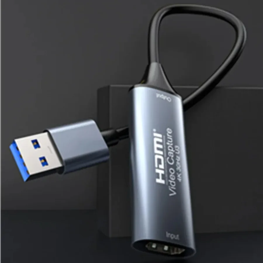 НОВАЯ карта видеозахвата HDMI 4K 30 Гц HDMI к USB 3.0 USB 2.0 USB-C Video Grabber Box для Macbook PC Game PS4 DVD Запись камеры