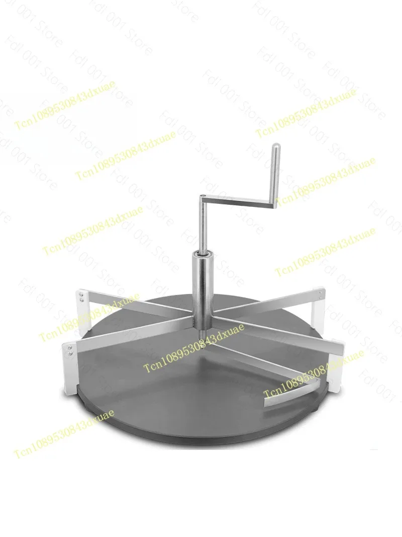 Crepe Making Tools Handle Rotary Stainless Steel Pancake Spreader Turner Crepe Maker Tool