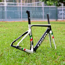 TRIFOX Full Carbon Road Bike Frameset X10 Camo X10 Disc Brake BSA BB68 Threaded 700 x 25C Thru Axle Aero Bicycle Frame