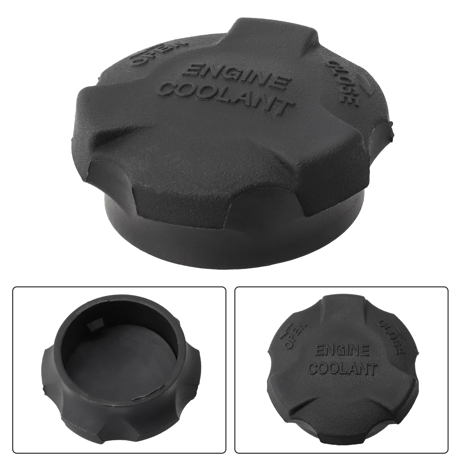 1pc Radiator Coolant Reservoir Cap 2544126100 For Kia For Forte For Sportage Black Plastic Radiators Parts Replacement