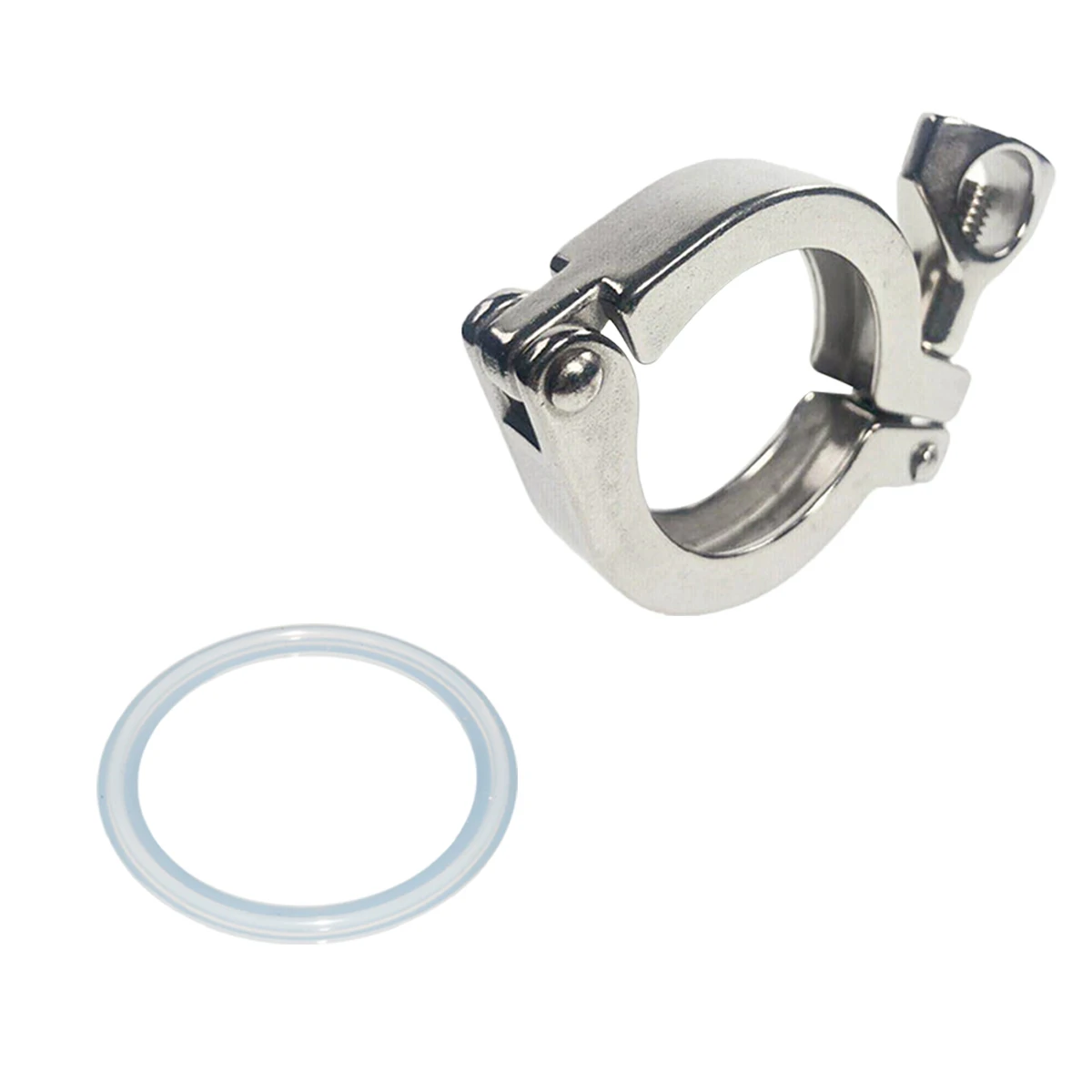 

YQBS 1,5 "2" 3 "сагиенические хомуты из нержавеющей стали с тройным наконечником Clover SS 304, подходят для фланца для труб с силиконовой прокладкой