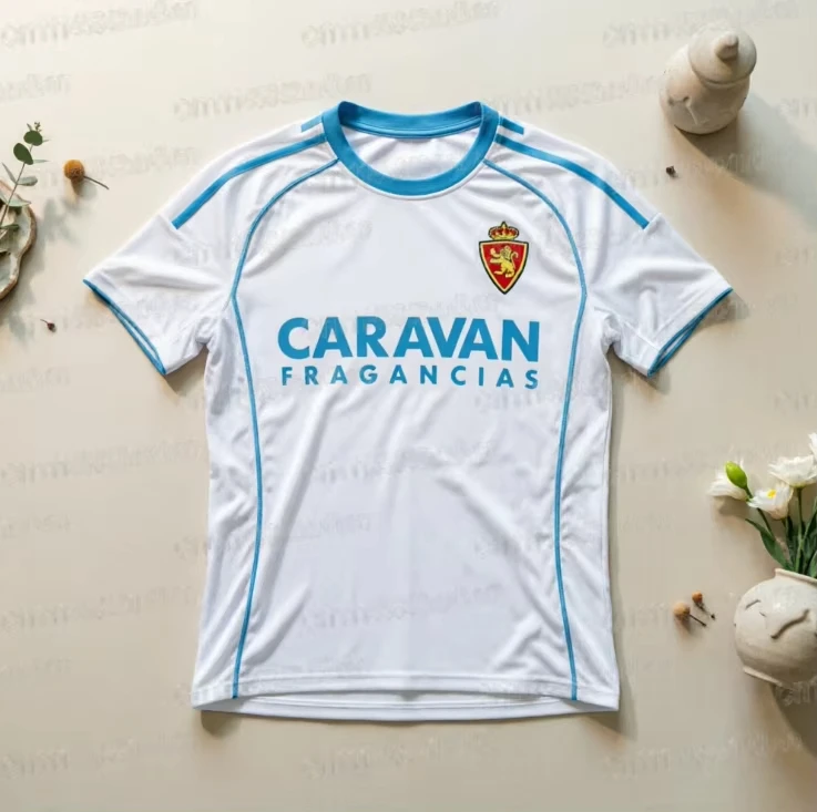 26 Parent Child Wear Same Hot Selling Quick Drying 3D Printed Jersey Real Zaragoza Quick Dry Breathable T-shirt FamilyMatching