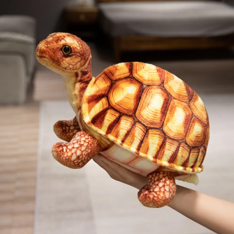 Süße grüne Simulation gefüllte Schildkröte realistische Meeresschildkröte Tier Plüsch Meerestier Spielzeug Geschenk Home Decor